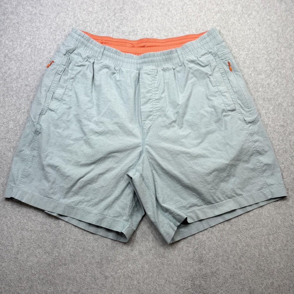 Birddogs Chino Shorts Mens XXL Blue Gray Lined 7 Inch Active Stretch Drawstring